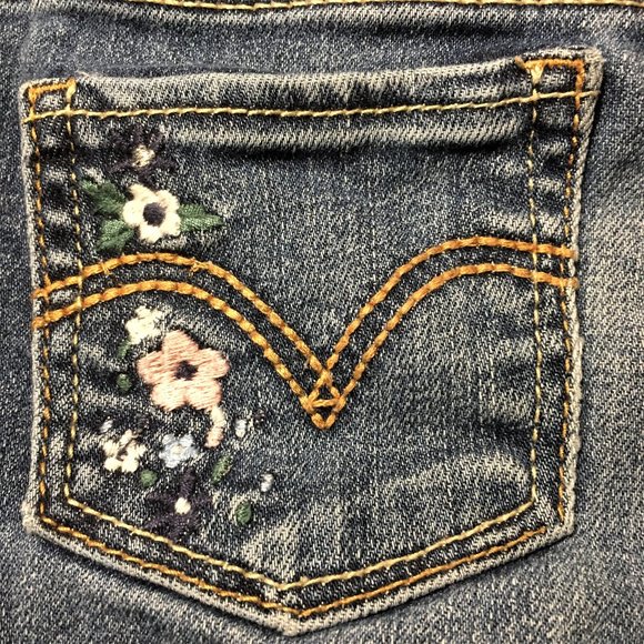 LEVI'S 710 Super Skinny Embellished Jeans | 2T - Picture 6 of 13